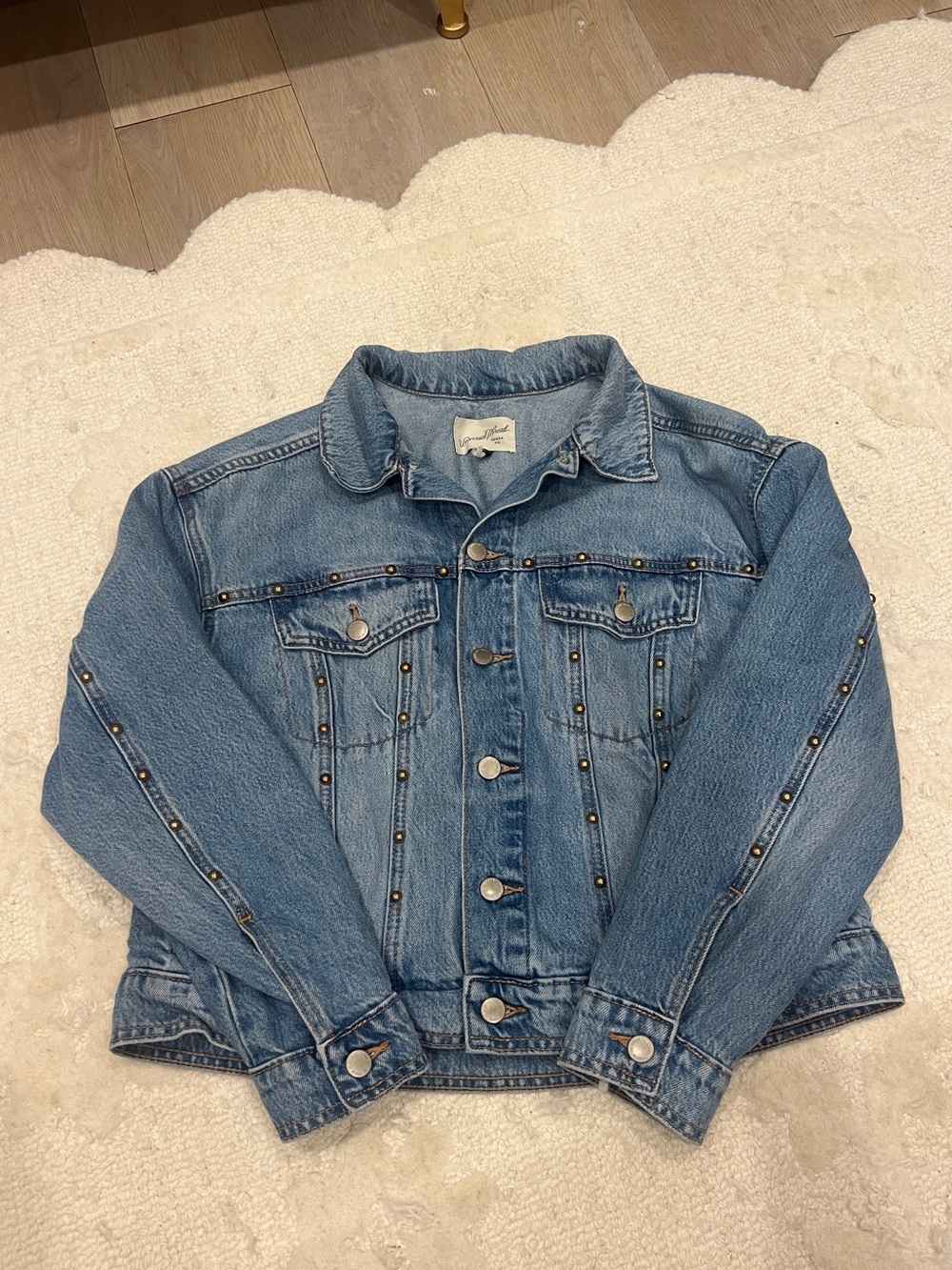Universal Thread Light Blue Studded Denim Jacket